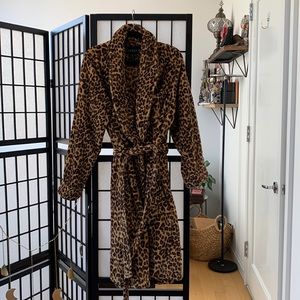 Cheetah-printed Ralph Lauren winter robe